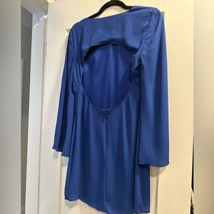 Express dress with circle open back.